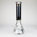 TSLA Glow in the Dark 14" 9 mm glass bong [PIP866] Glass Bong NIBO Distribution Design E