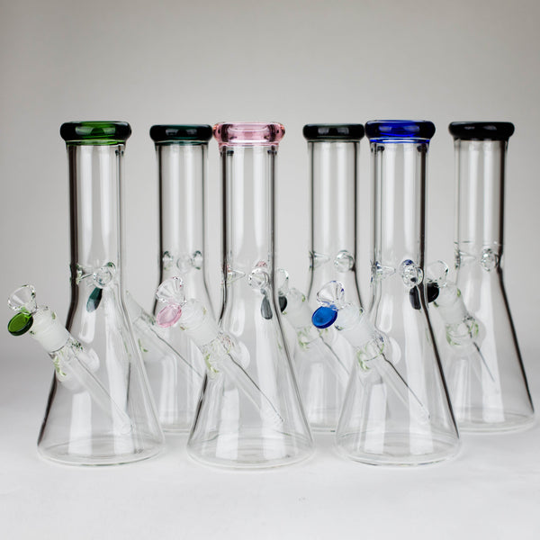 O HIT | 12" - 9mm Thick Glass Water Pipe [HIT706]