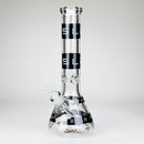 TSLA Glow in the Dark 14" 9 mm glass bong [PIP866] Glass Bong NIBO Distribution Design F