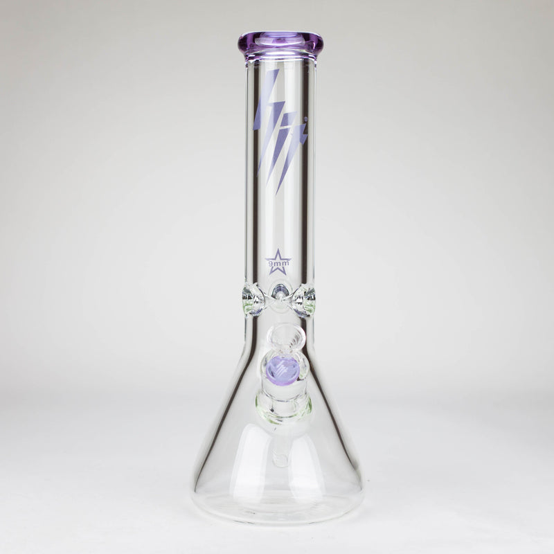 O HIT | 14" - 9mm Thick Glass Water Pipe [HIT703]