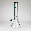 HIT | 14" - 9mm Thick Glass Water Pipe [HIT703] Glass Bong NIBO Distribution Teal