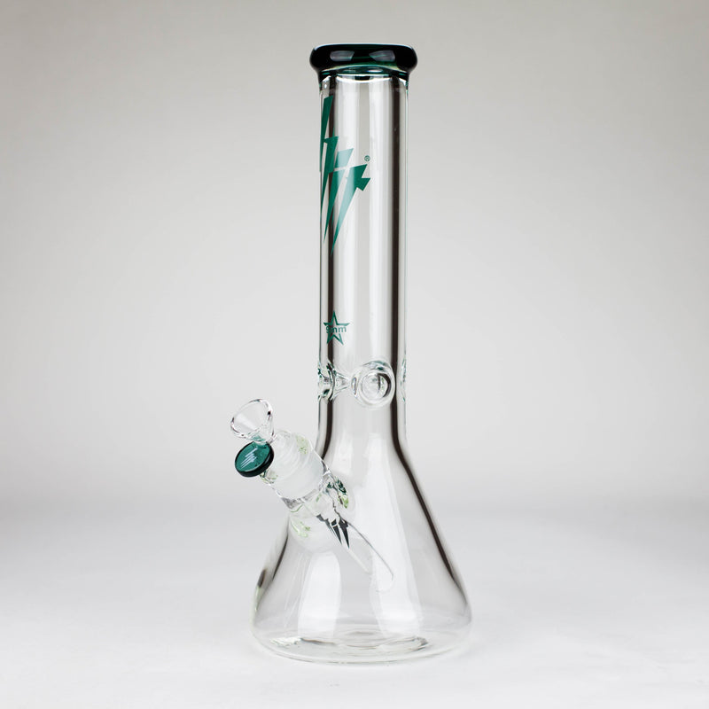 O HIT | 14" - 9mm Thick Glass Water Pipe [HIT703]