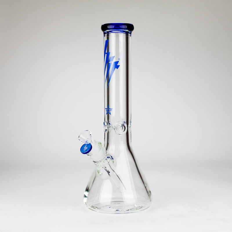 O HIT | 14" - 9mm Thick Glass Water Pipe [HIT703]