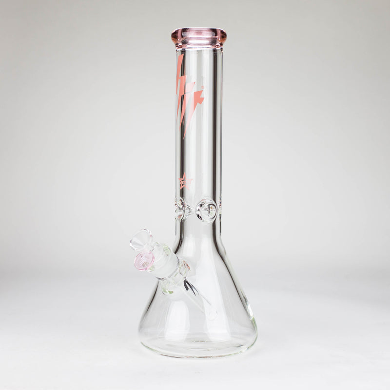 O HIT | 14" - 9mm Thick Glass Water Pipe [HIT703]