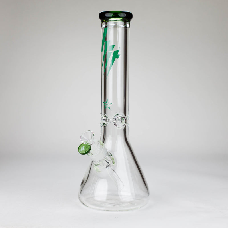 O HIT | 14" - 9mm Thick Glass Water Pipe [HIT703]