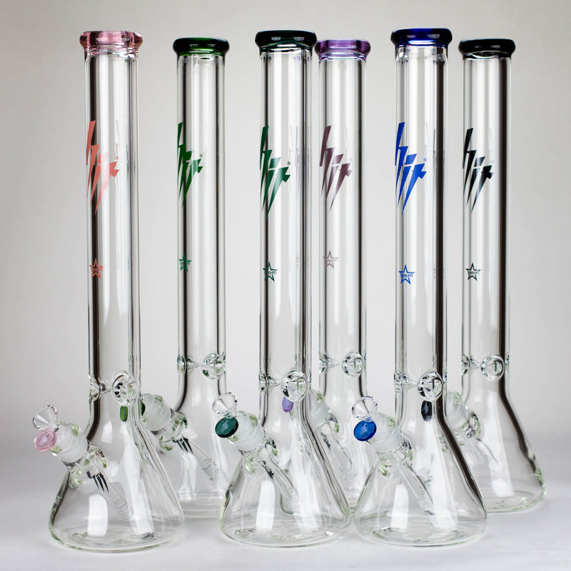 O HIT | 20" - 9mm Thick Glass Water Pipe [HIT704]