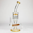 Infyniti | 13.5" percolator and inline diffused water bong ( GP1949 ) Glass Bong ONE
