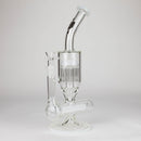 Infyniti | 13.5" percolator and inline diffused water bong ( GP1949 ) Glass Bong ONE White