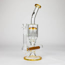 Infyniti | 13.5" percolator and inline diffused water bong ( GP1949 ) Glass Bong ONE
