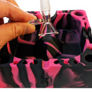 Herbhuggers | Premium Silicone Ashtray Featuring Center Tap Ash and Glassware Clearer with Accessory Organizing Slot Holders Silicone Ashtray Herbhuggers