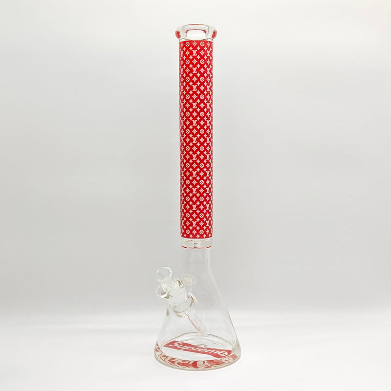 20" Stylish Designed 9mm Glow in the dark Glass Bong [LV205009]_4