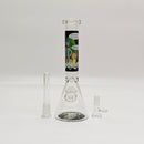 9" 4mm Assorted Characters Beaker Bong [093204P] Glass Bong Super Supplys Inc