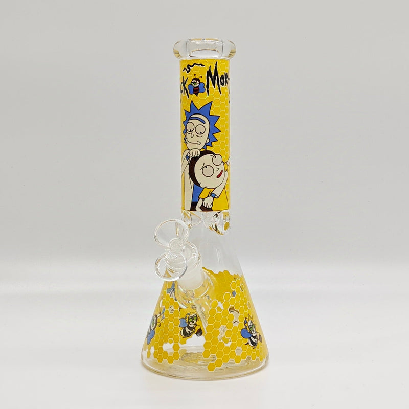 10" 5mm Assorted Design Beaker Bong [103805P]_1