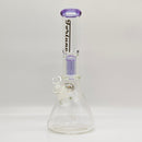 Fortune | 14" 7mm Tree Percolator Beaker Glass Bong [P145007] Glass Bong Fortune Purple