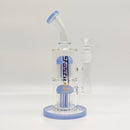 Fortune | 10“ Double Tree Perc Chamber Rig Glass Rig Fortune Blue