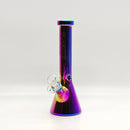 Fortune | 9" 4mm Electroplate Beaker Bong [093204E] Glass Bong Fortune Design F