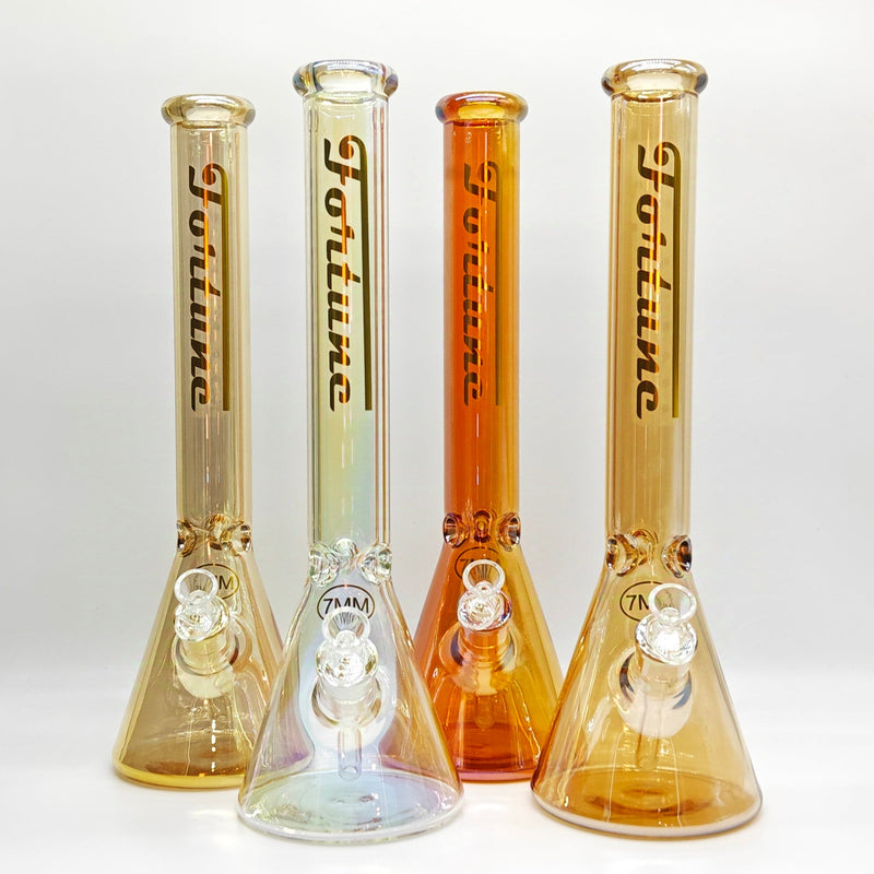 Fortune | 18" Electroplate Glass Beaker Bong [185007E]_0