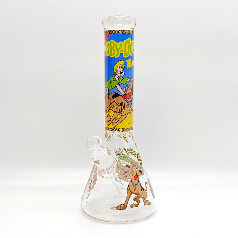 14" 7mm Cartoon Beaker Glass Bong [P22]_3