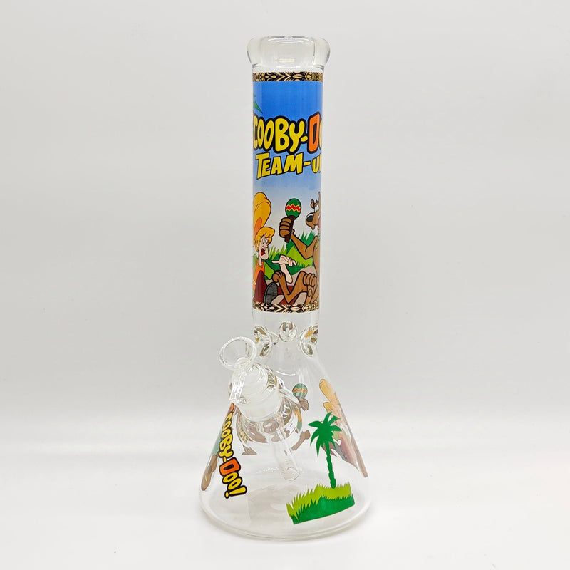 14" 7mm Cartoon Beaker Glass Bong [P22]_4