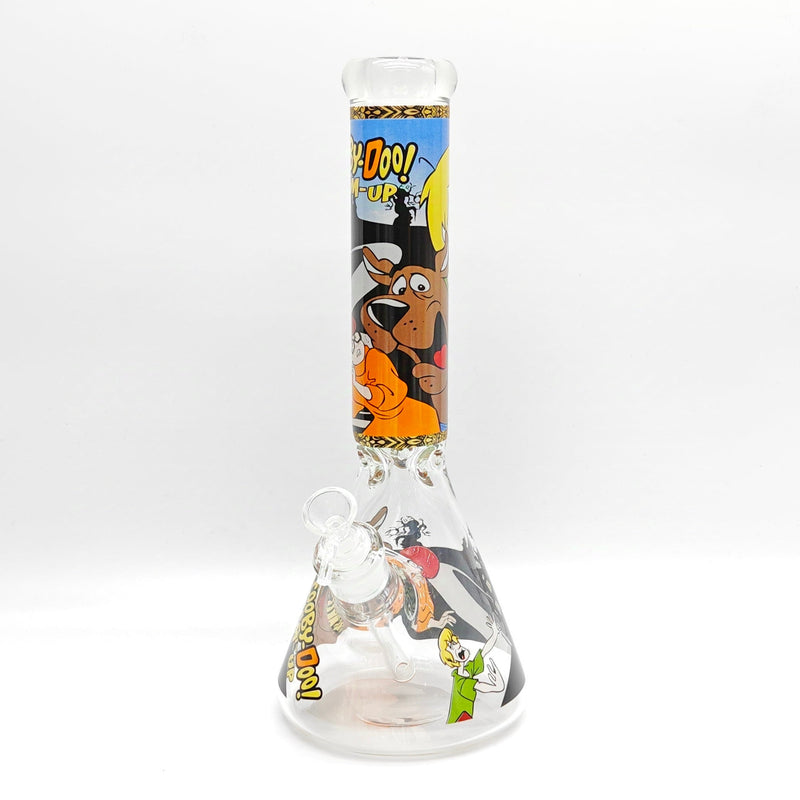 14" 7mm Cartoon Beaker Glass Bong [P22]_6