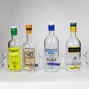 9" Liquor Bottle Glass Bong [MK-BB01] Glass Bong JJ Distribution