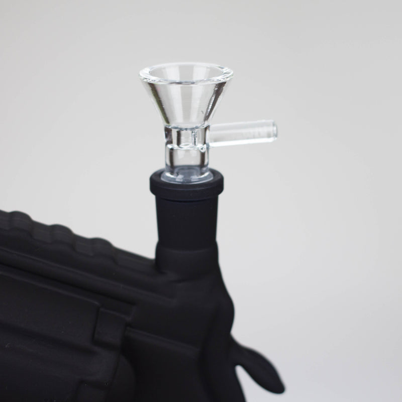 O 7.5" Pistol Glass Bong [MK-BB02]