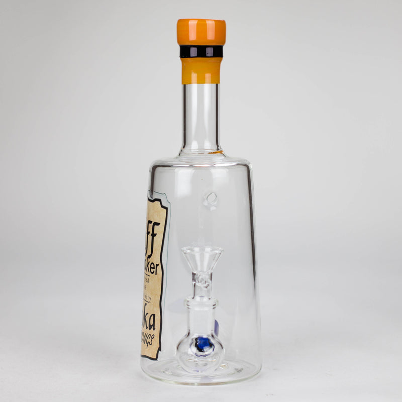 O 9" Liquor Bottle Glass Bong [MK-BB01]