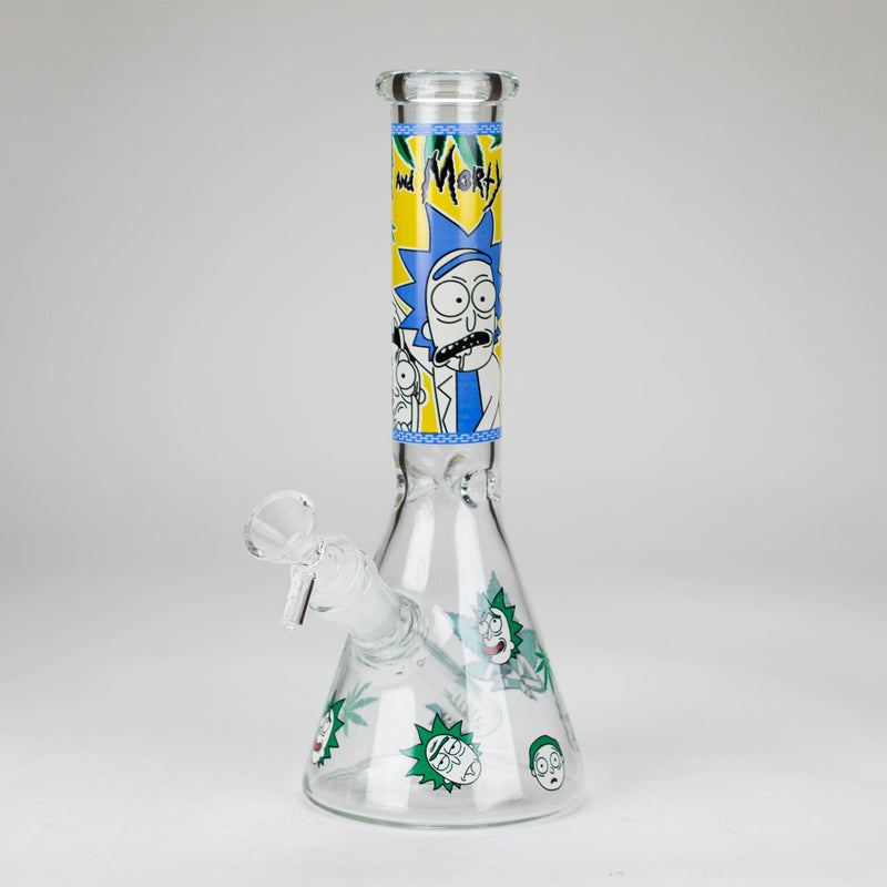 O 10" Comic Blast Glow in the dark Glass Bong [MG-160]