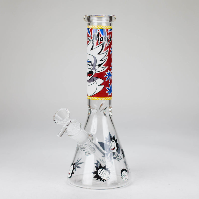 O 10" Comic Blast Glow in the dark Glass Bong [MG-160]