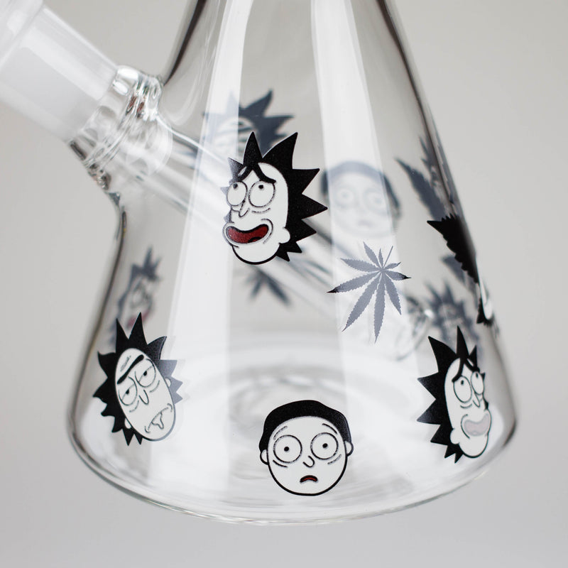 O 10" Comic Blast Glow in the dark Glass Bong [MG-160]