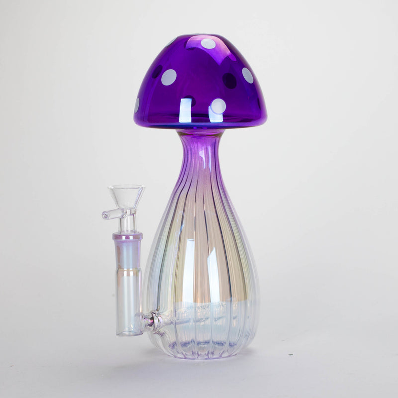 O 8.75" Mushroom Glass Bong [MK-BB06]