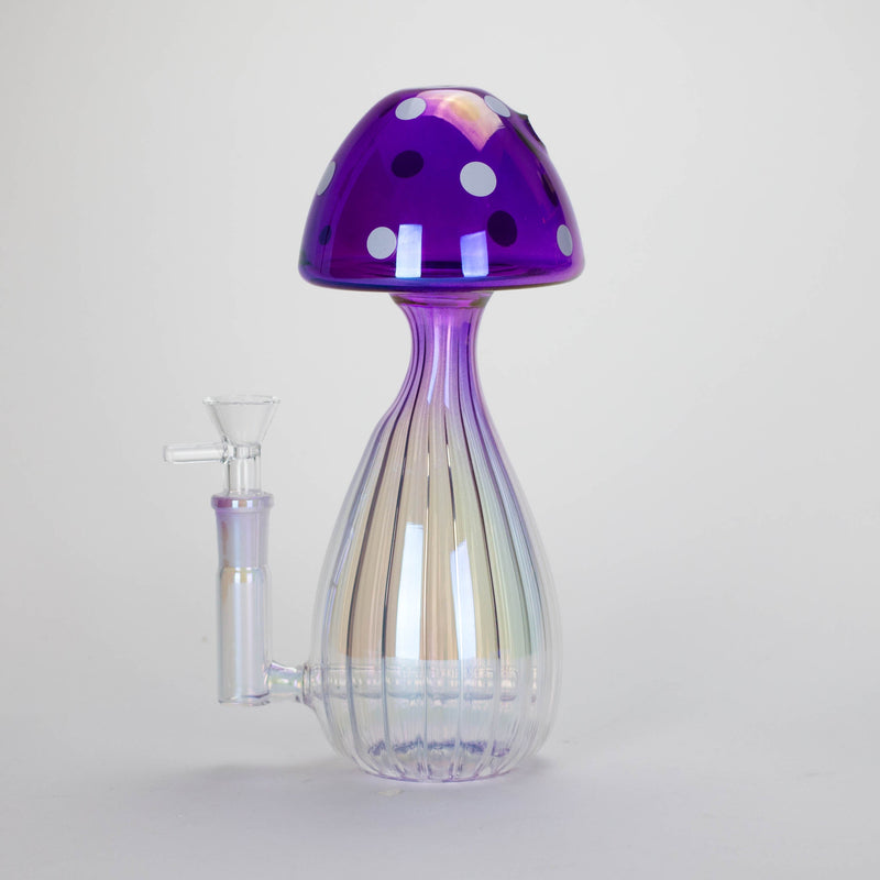 O 8.75" Mushroom Glass Bong [MK-BB06]