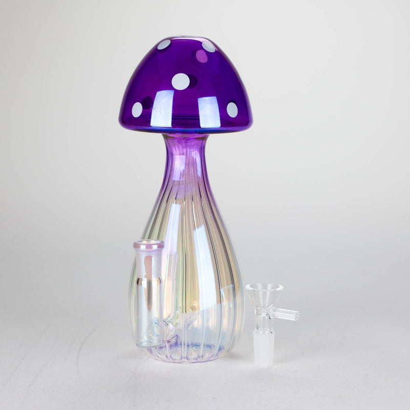 O 8.75" Mushroom Glass Bong [MK-BB06]