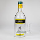 9" Liquor Bottle Glass Bong [MK-BB01] Glass Bong JJ Distribution Johnnie Smoker-4