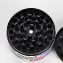 Z2.5" Metal Grinder 4 Layers with Rose Skull Design Box of 6 Display Pack 777 Smoke