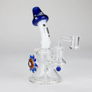 Infyniti | 6.5" Mushroom Banger Rig [GP1940] Glass Rig ONE Blue