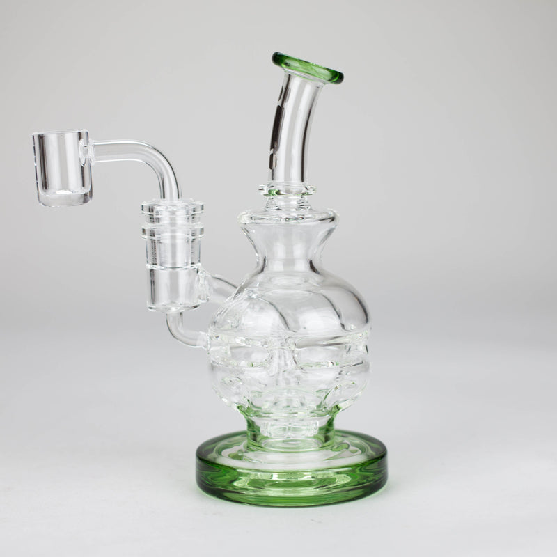 O Infynity | 6" Double glass recycle rig with shower head diffuser [GP1935]