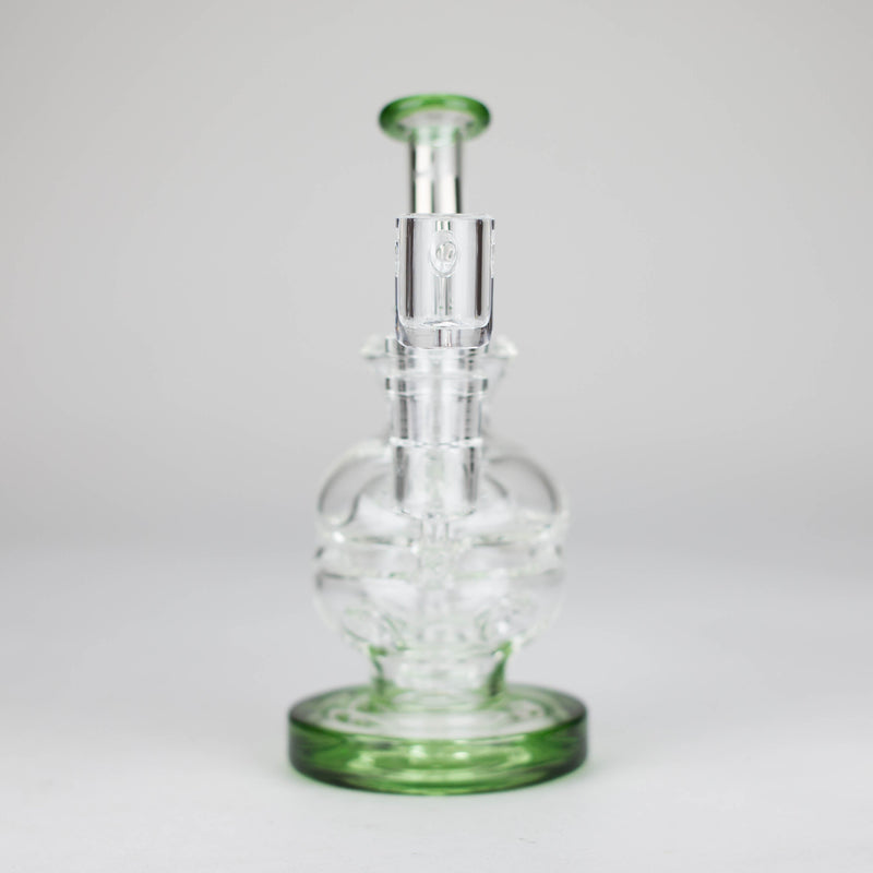 O Infynity | 6" Double glass recycle rig with shower head diffuser [GP1935]