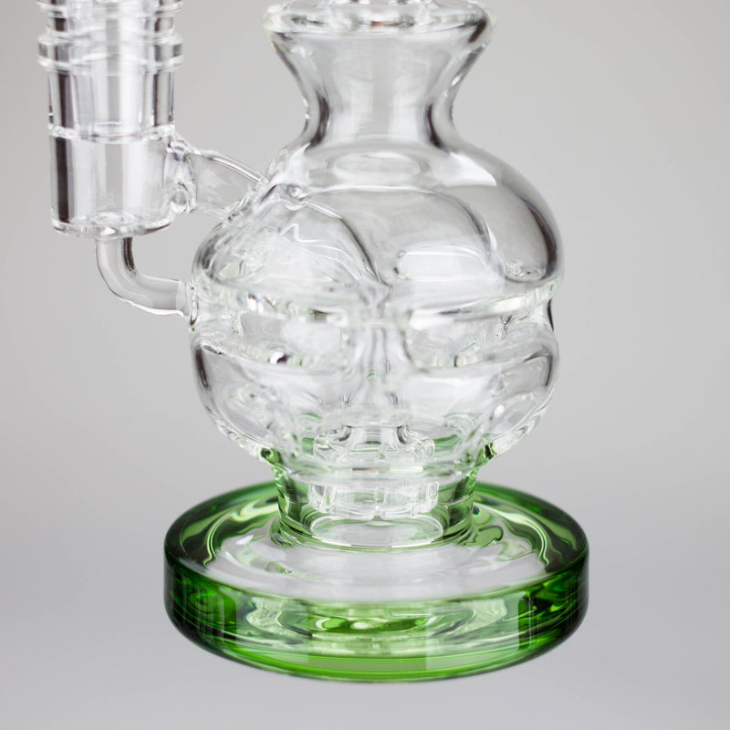 O Infynity | 6" Double glass recycle rig with shower head diffuser [GP1935]