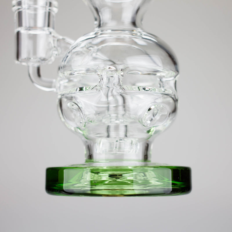 O Infynity | 6" Double glass recycle rig with shower head diffuser [GP1935]