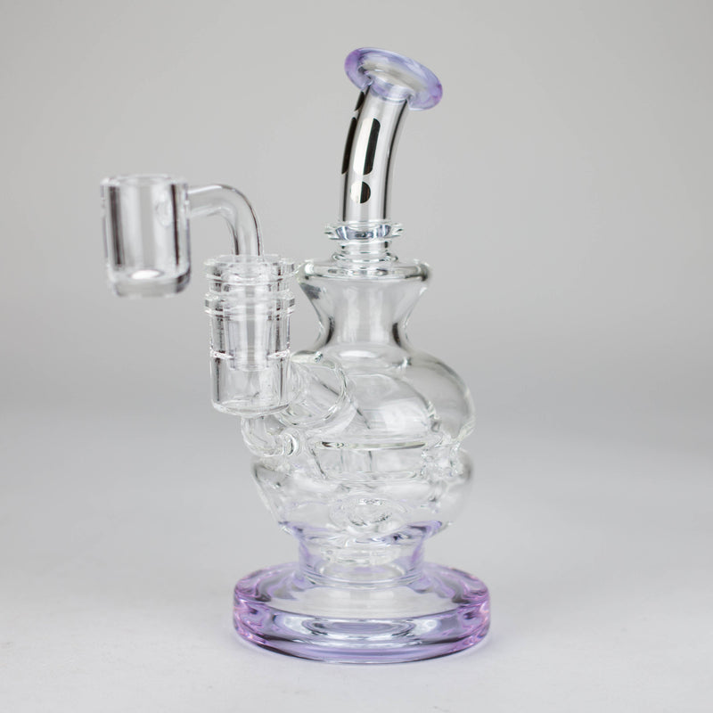 O Infynity | 6" Double glass recycle rig with shower head diffuser [GP1935]