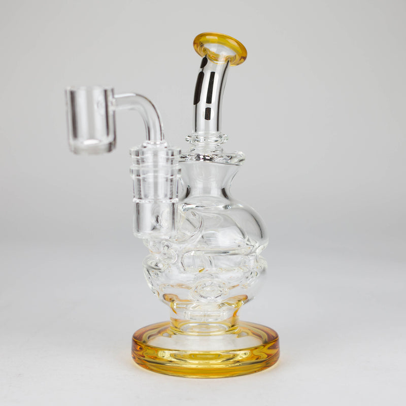 O Infynity | 6" Double glass recycle rig with shower head diffuser [GP1935]