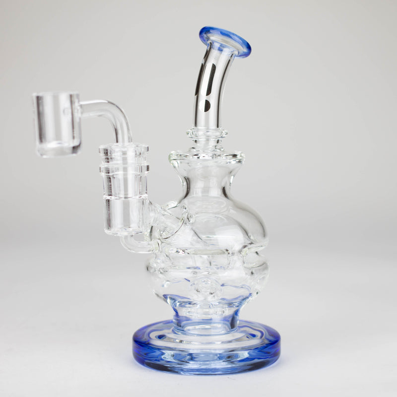 O Infynity | 6" Double glass recycle rig with shower head diffuser [GP1935]