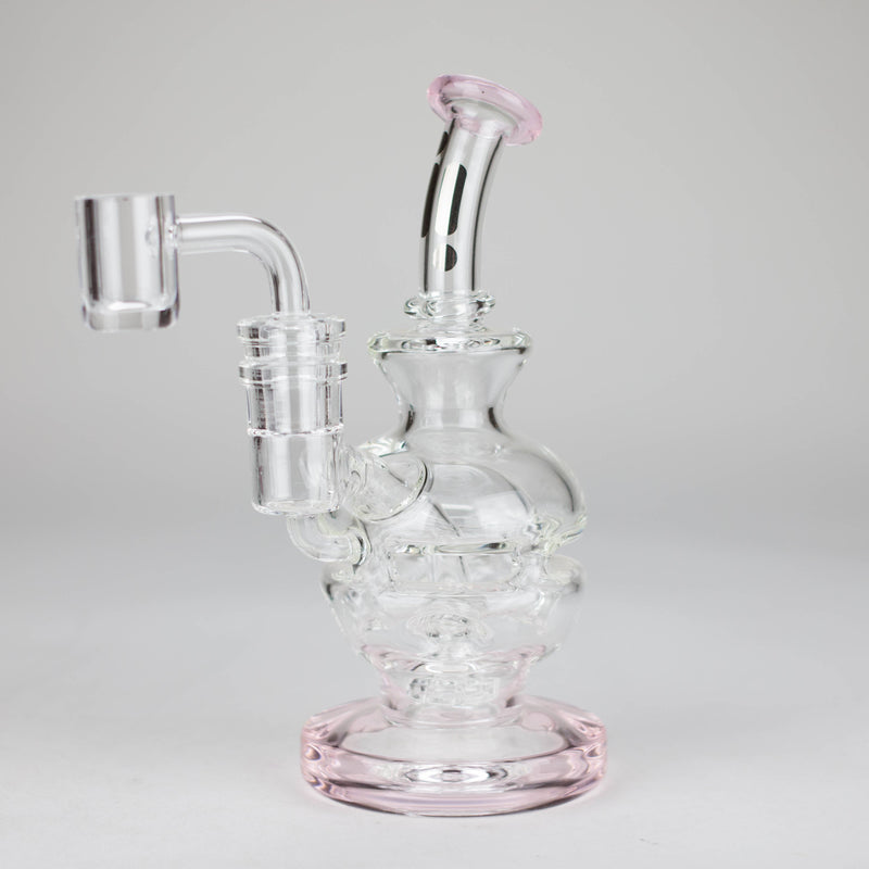 O Infynity | 6" Double glass recycle rig with shower head diffuser [GP1935]