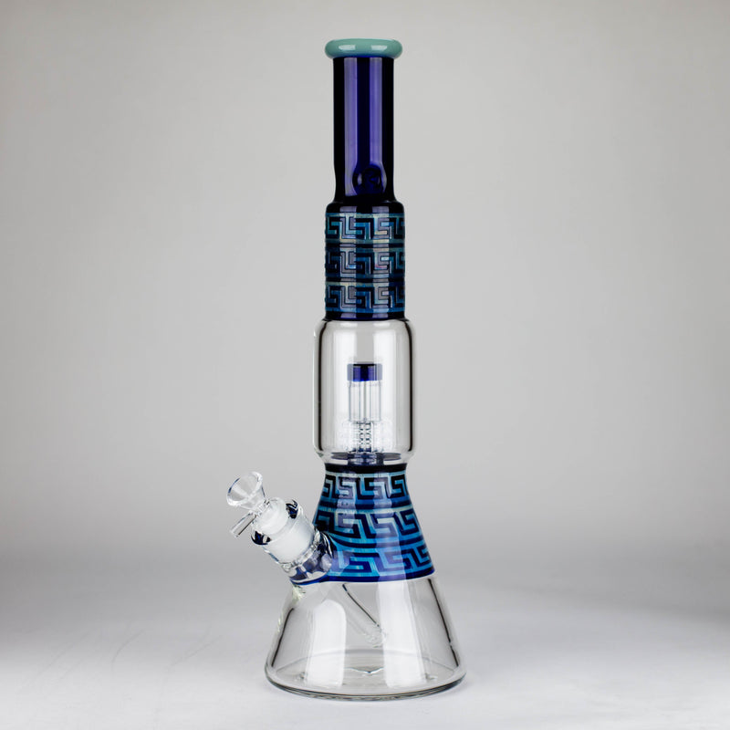 O 17" Maze Glass Bong