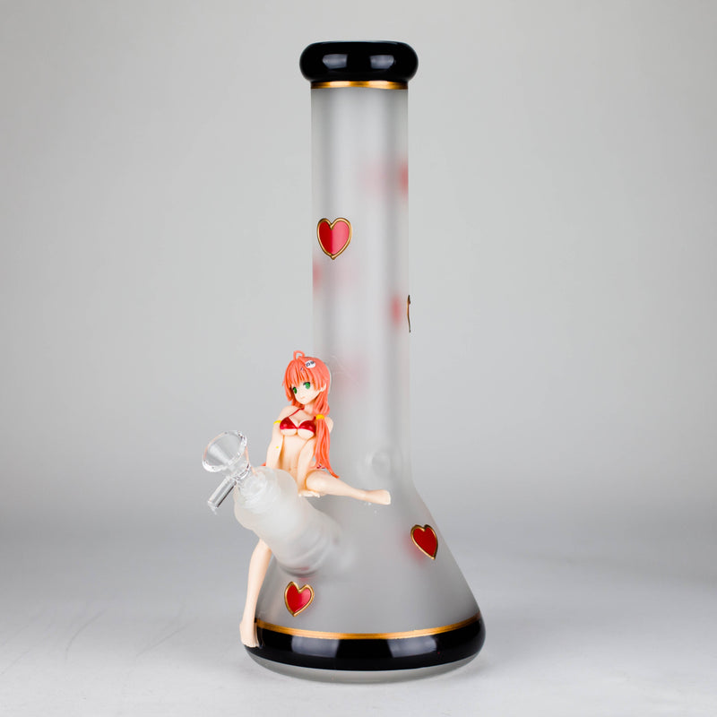 O 12" Figure Base Glass Bong