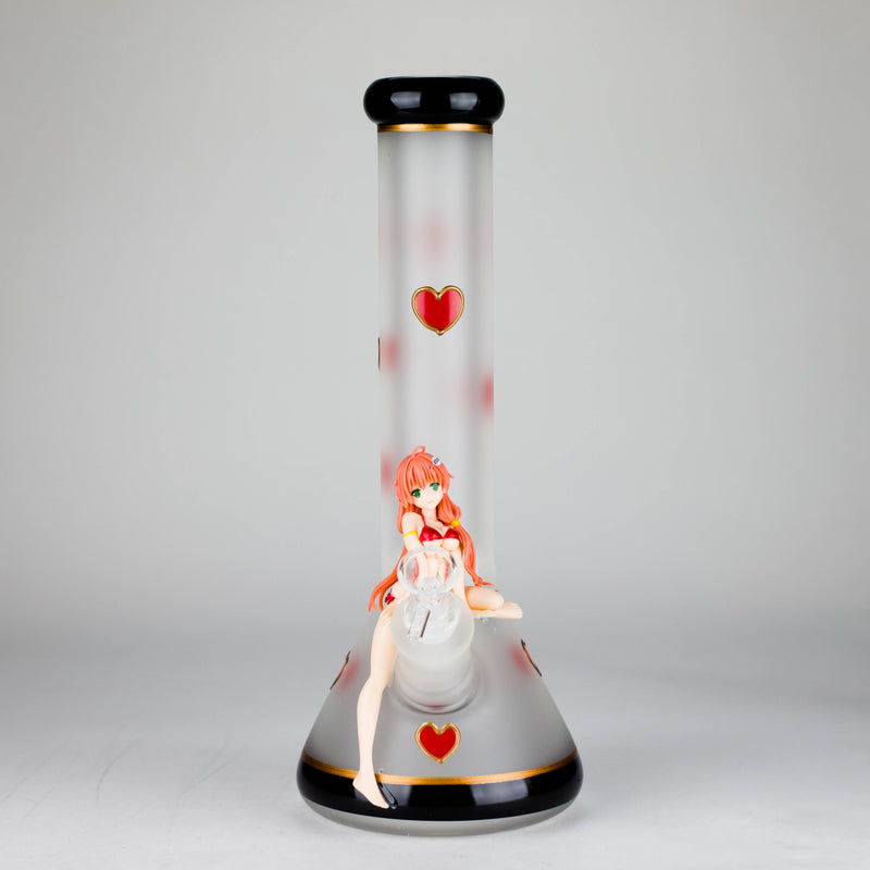 O 12" Figure Base Glass Bong