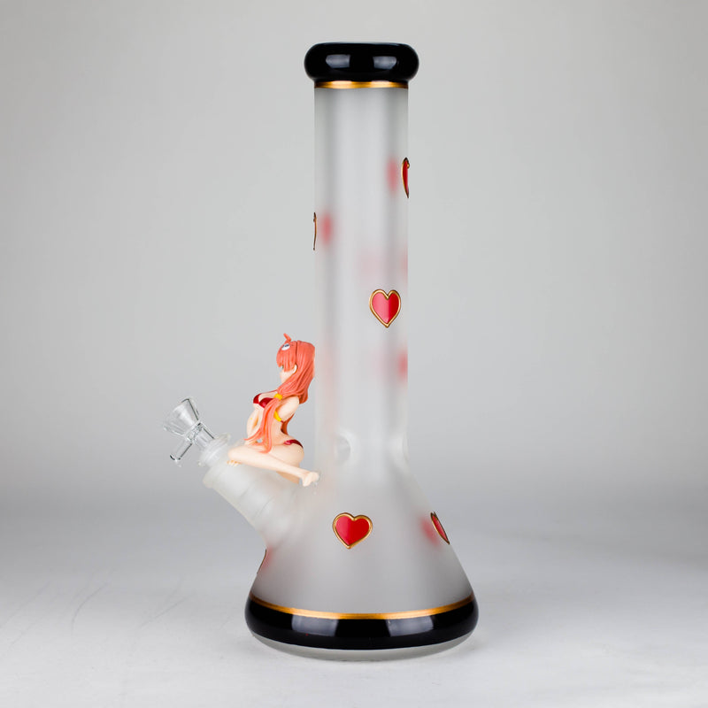 O 12" Figure Base Glass Bong