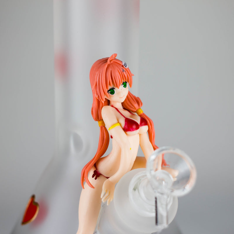 O 12" Figure Base Glass Bong