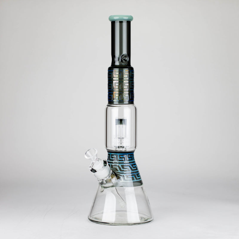 O 17" Maze Glass Bong